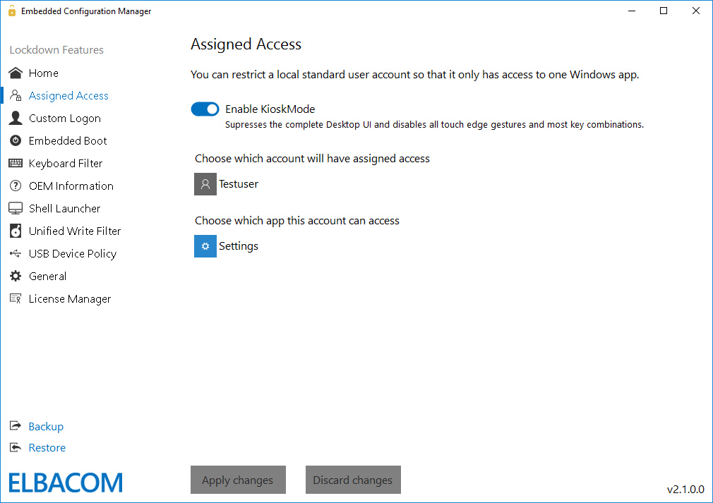assigned access windows 8.1