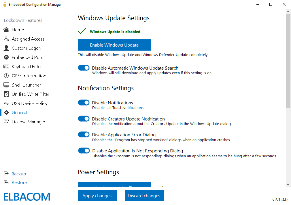 Windows Updates and General Settings